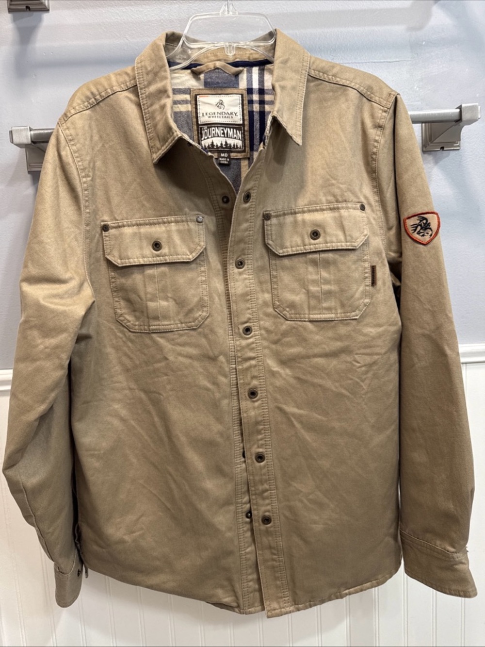 Legendary Whitetails Men's Tan Canvas Field Jacket